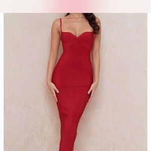 ISO House of CB Domenica dress in red XS